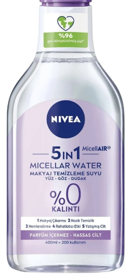 NİVEA 5İN1 MİCELLAR TEM SUYU HASSAS 400 ML